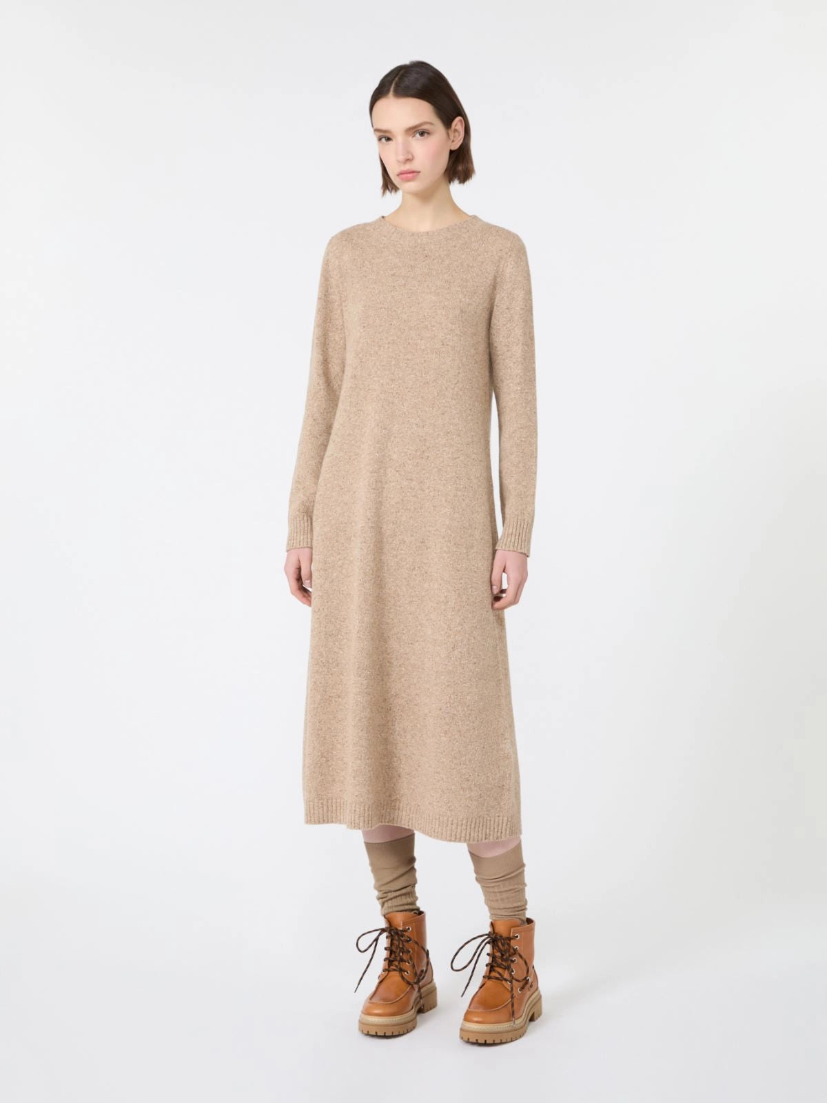Dress in Wool-blend Tweed - Goccia