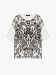 Maxmara Weekend Printed Silk & Jersey T-shirt