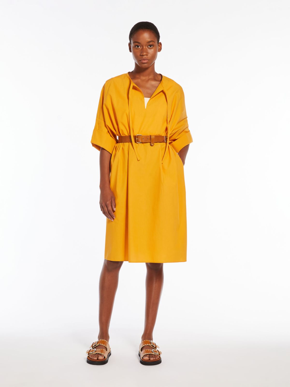 Maxmara weekend cotton poplin dress