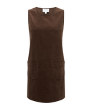 Schoffel Sage Cord Pinafore Dress