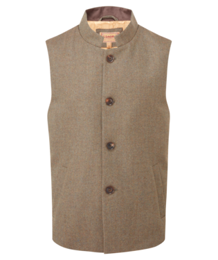Schoffel Berwick Nehru Tweed Waistcoat