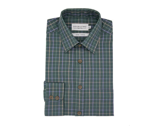 Double Two Tattersall Check Long Sleeve Shirt