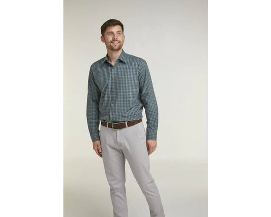 Double Two Tattersall Check Long Sleeve Shirt