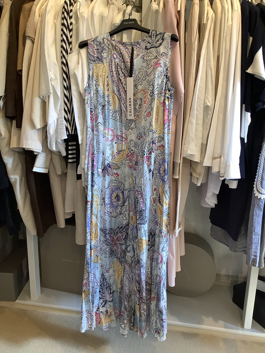 Caliban Blue Patterned Dress