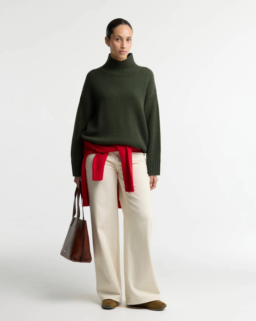 Woodhouse Funnel Neck Jumper