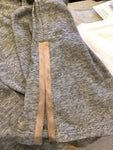 Purotatto Grey Cotton Long Sleeve Top