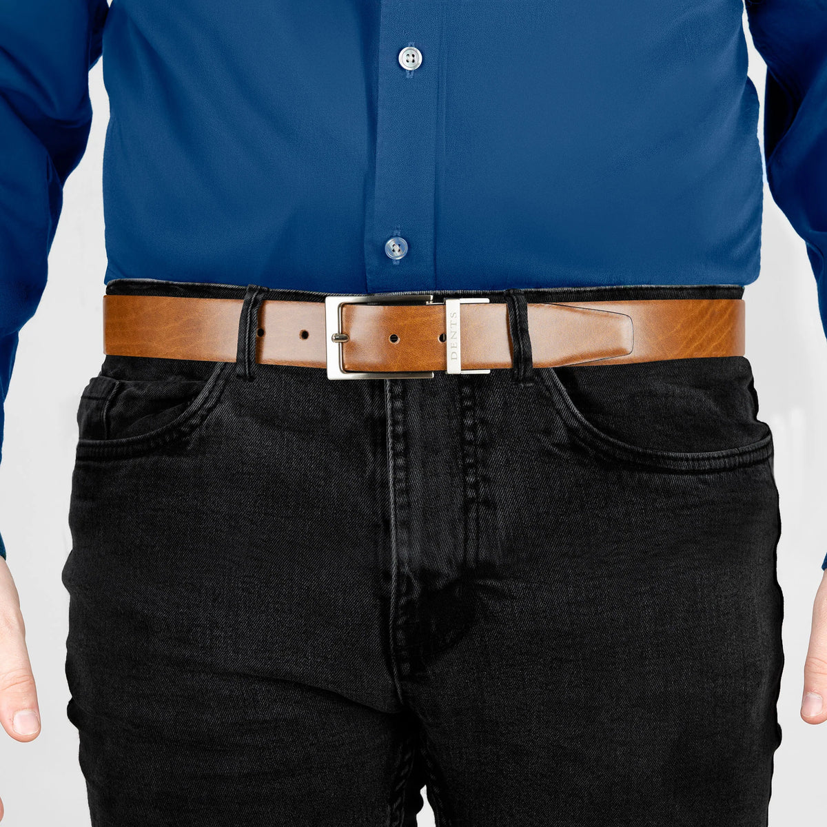 Heritage Reversible Full-Grain Leather Belt with Satin Nickel Buckle