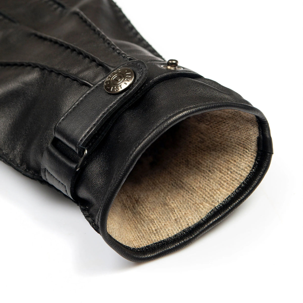Handsewn Three-Point Wool and Cashmere Blend-Lined Leather Gloves (Tetbury)