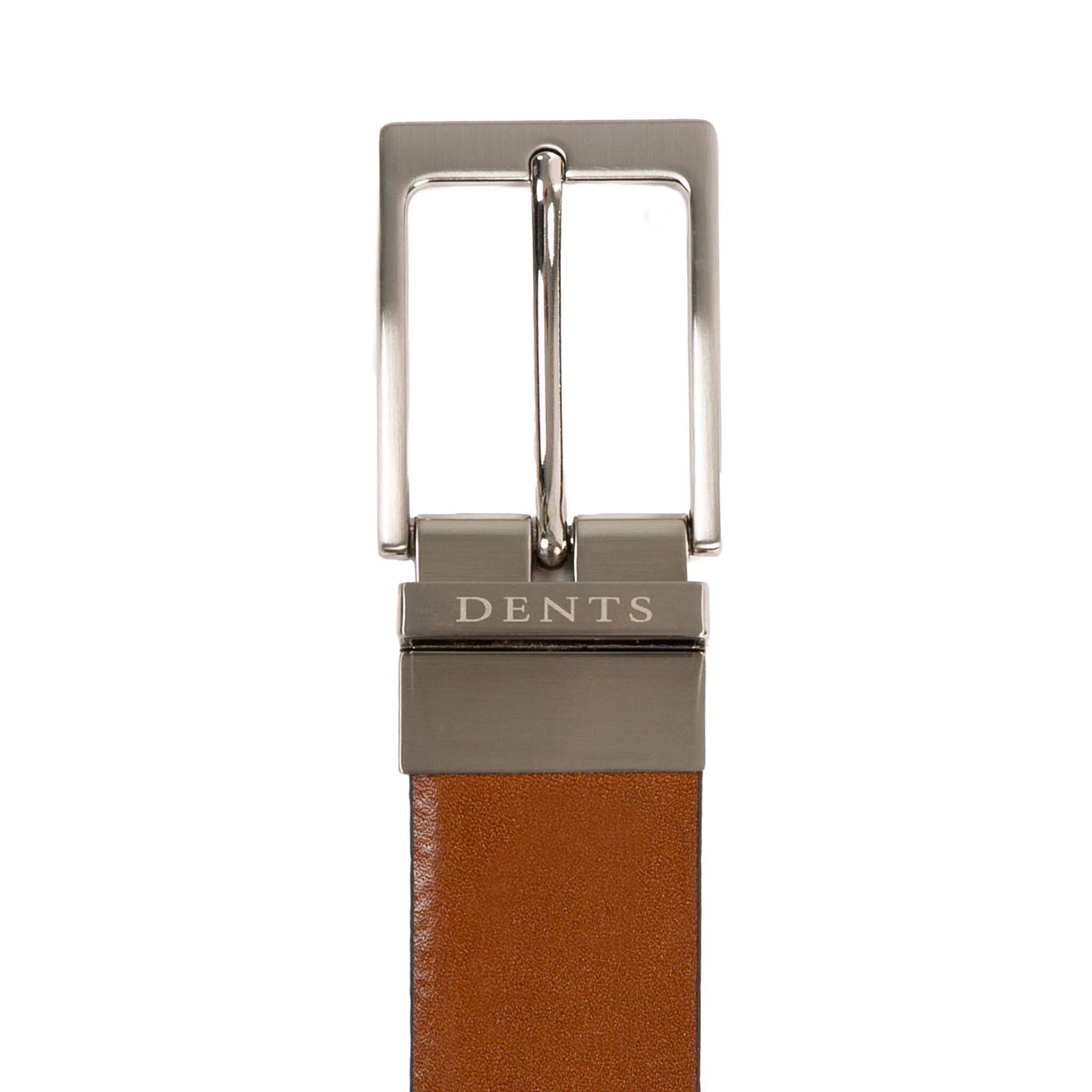 Heritage Reversible Full-Grain Leather Belt with Satin Nickel Buckle