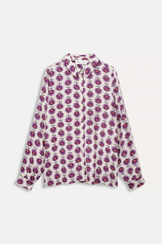 POM Amsterdam Blouse - Mila Flower Ecru
