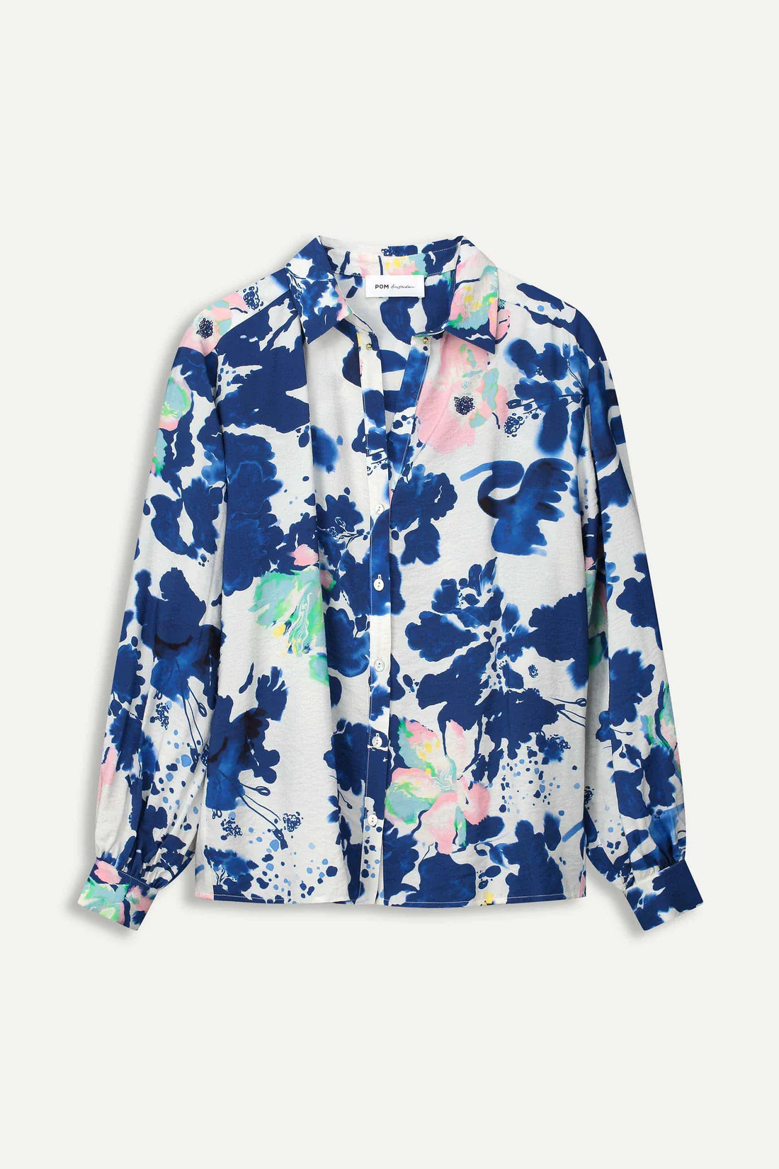 POM Amsterdam Blouse - Violet Crane Birds