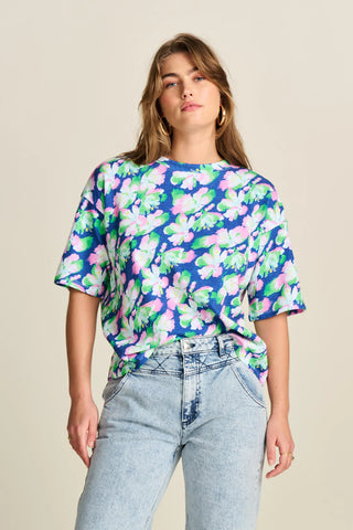 POM Amsterdam T-Shirt - Lilies Blue