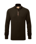 Schoffel Calton Cashmere Cable 1/4 zip