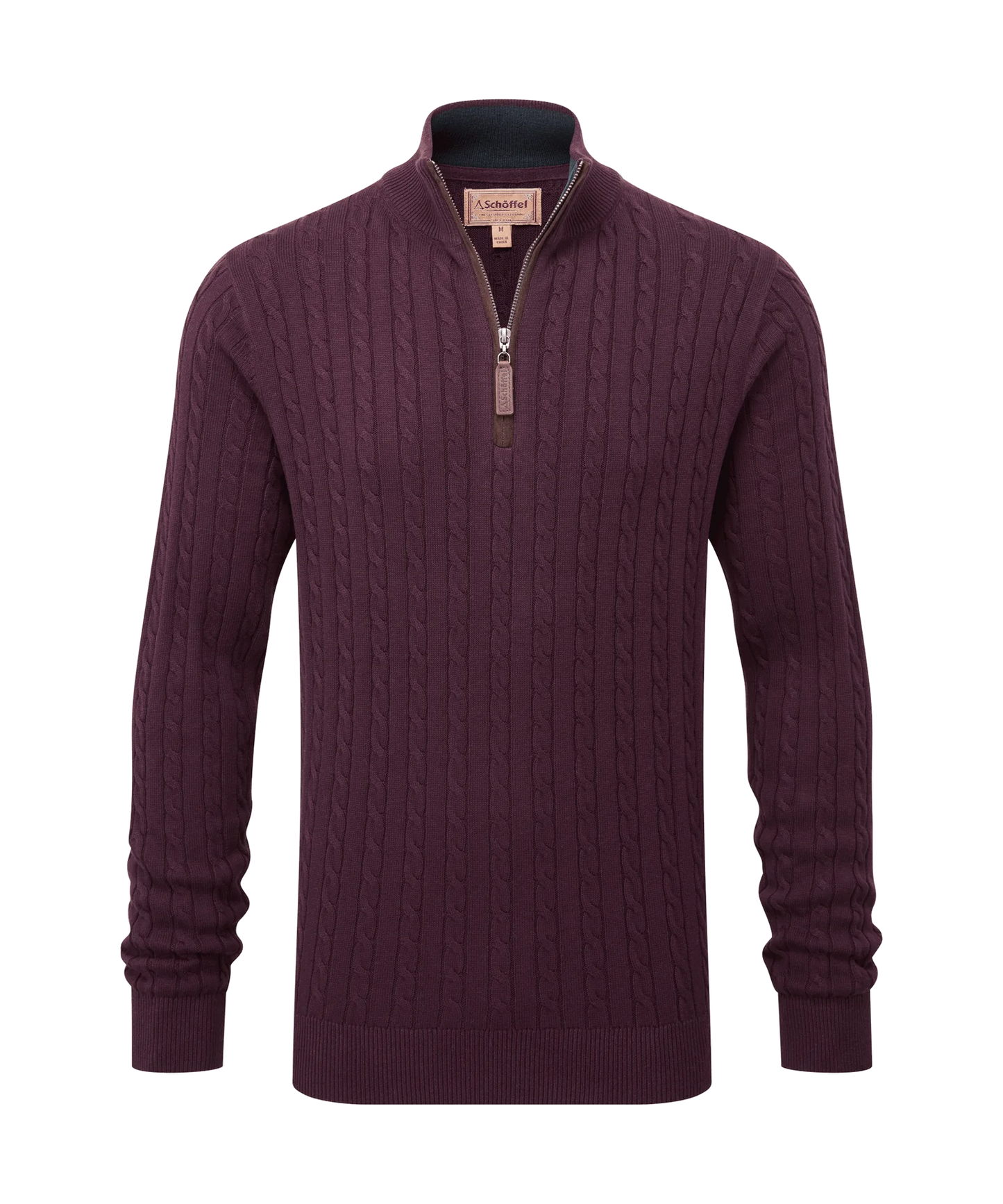 Schoffel Calton Cashmere Cable 1/4 zip