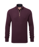 Schoffel Calton Cashmere Cable 1/4 zip