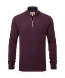 Schoffel Calton Cashmere Cable 1/4 zip