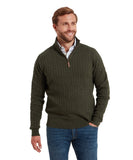 Schoffel Calton Cashmere Cable 1/4 zip