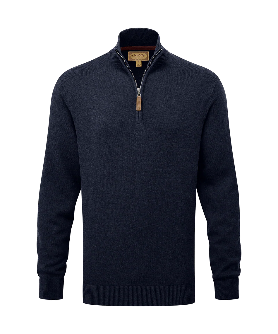 Schoffel Calton Cashmere 1/4 Zip Jumper