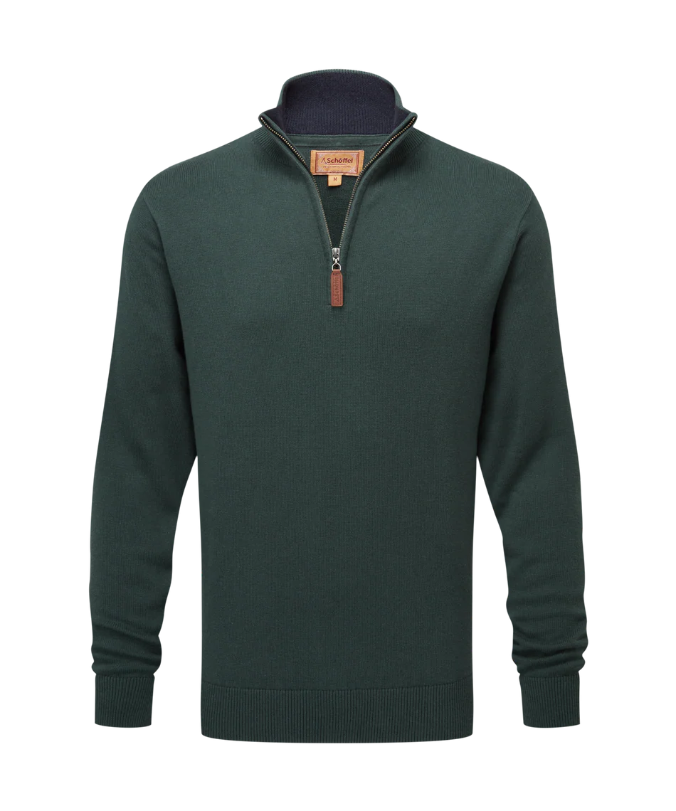 Schoffel Calton Cashmere 1/4 Zip Jumper