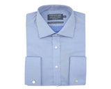 Double Two Cotton Twill Shirt - Double Cuff