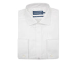 Double Two Cotton Twill Shirt - Double Cuff