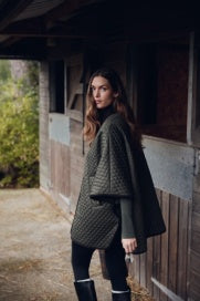 Barbour Oakham Quilted Cape