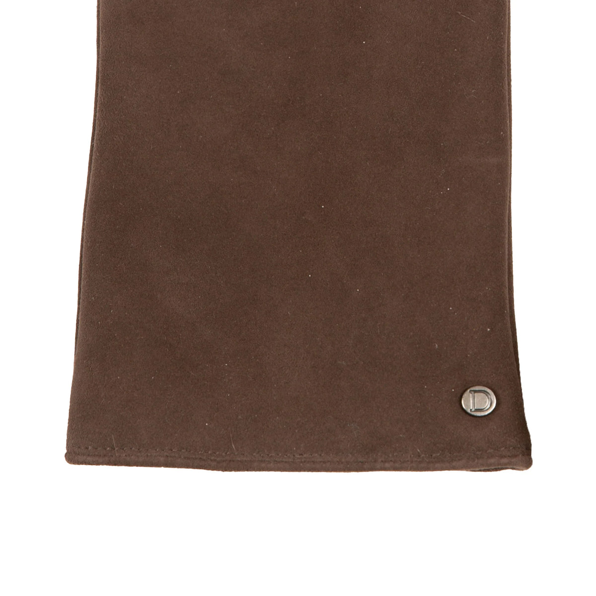Fingerless Faux Fur-Lined Suede Mittens with Faux Fur Trim (Eva)