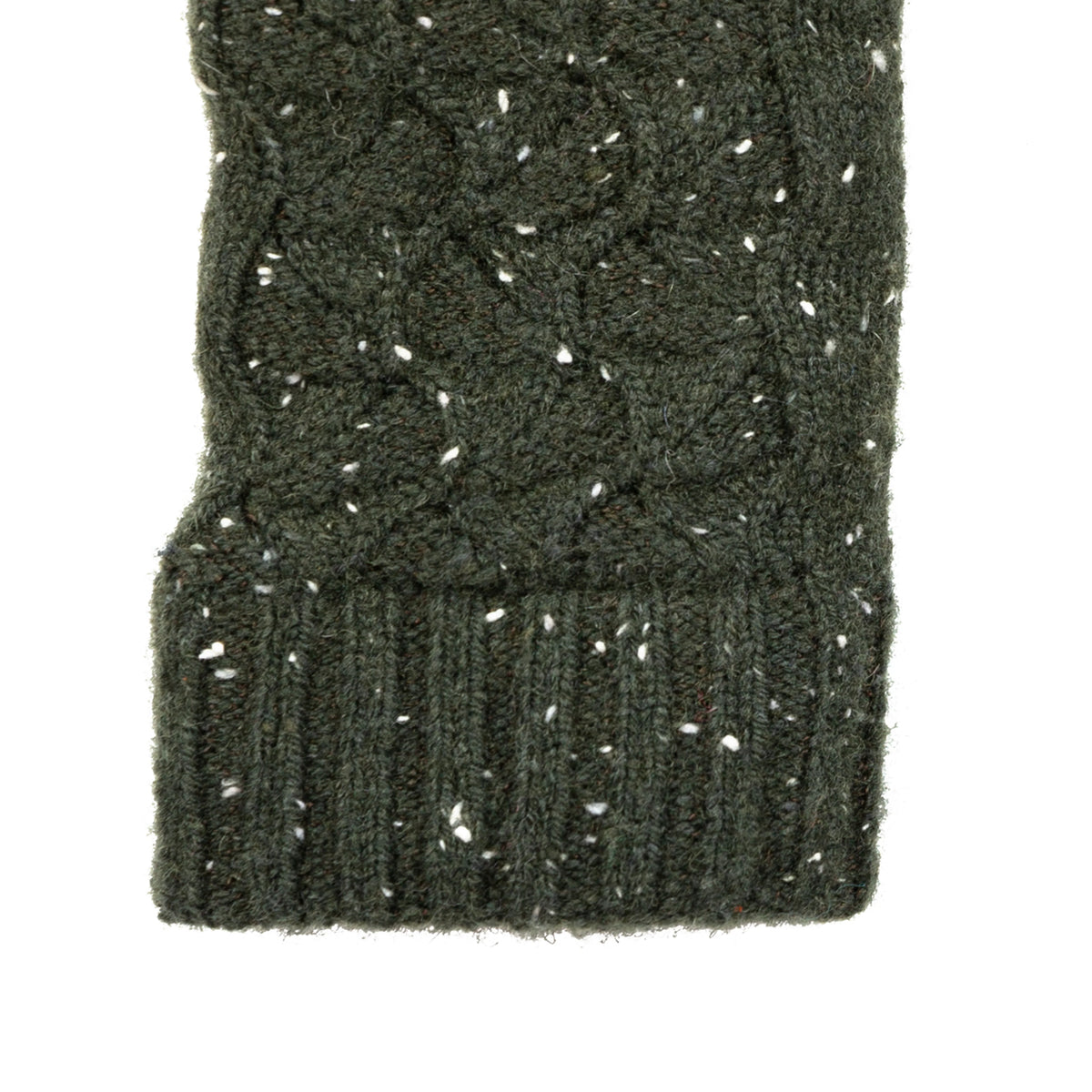 Lace Knit Gloves with Marl Yarn