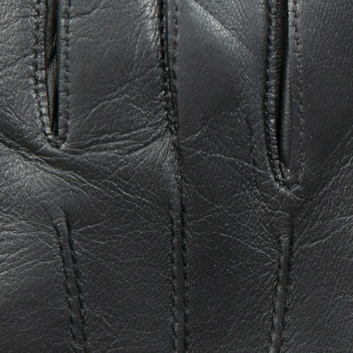 Three-Point Lined Leather Gloves