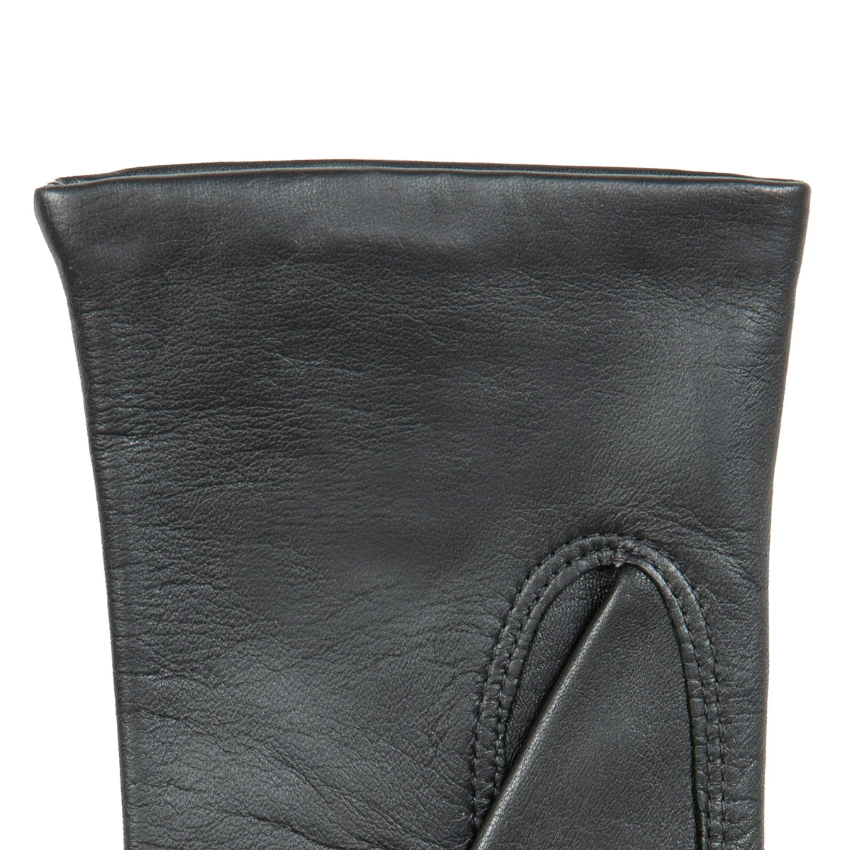 Three-Point Lined Leather Gloves