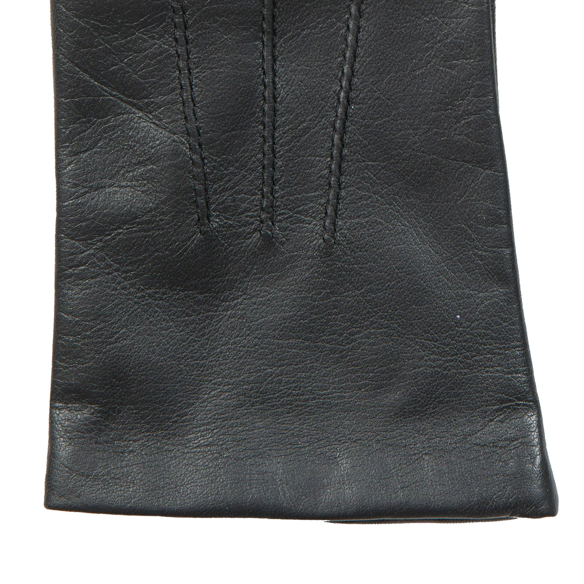 Three-Point Lined Leather Gloves