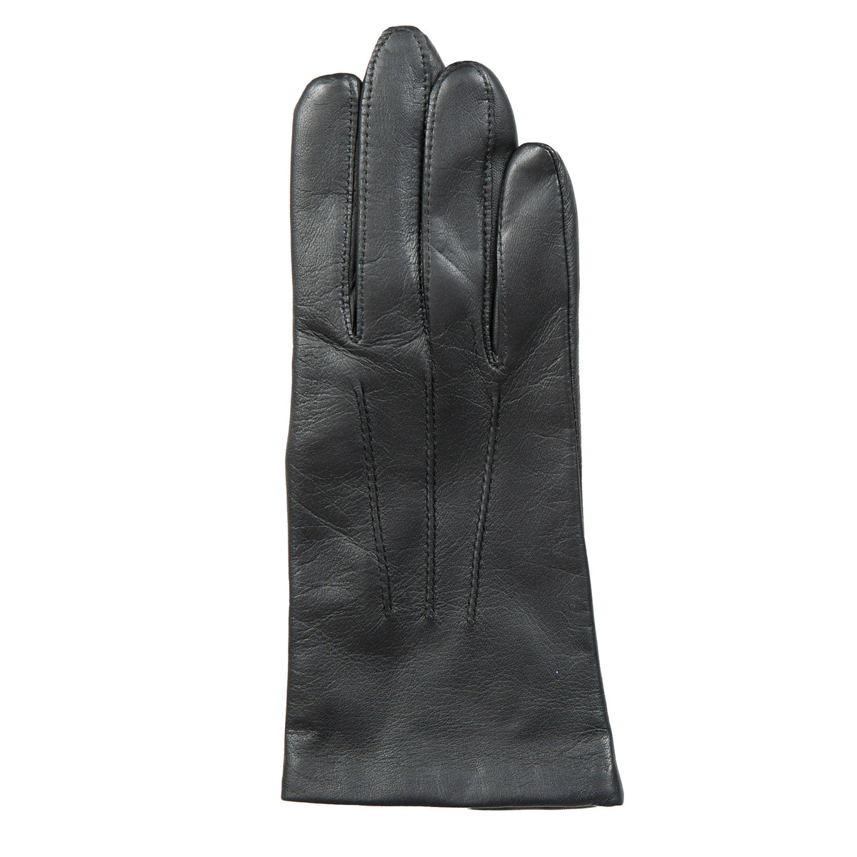 Three-Point Lined Leather Gloves
