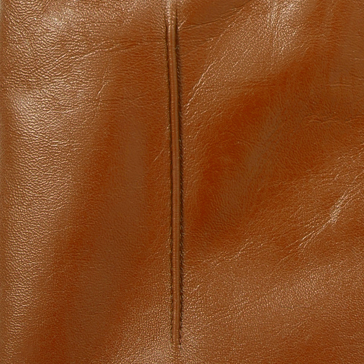 Touchscreen Single-Point Faux Fur-Lined Leather Gloves (Maria)