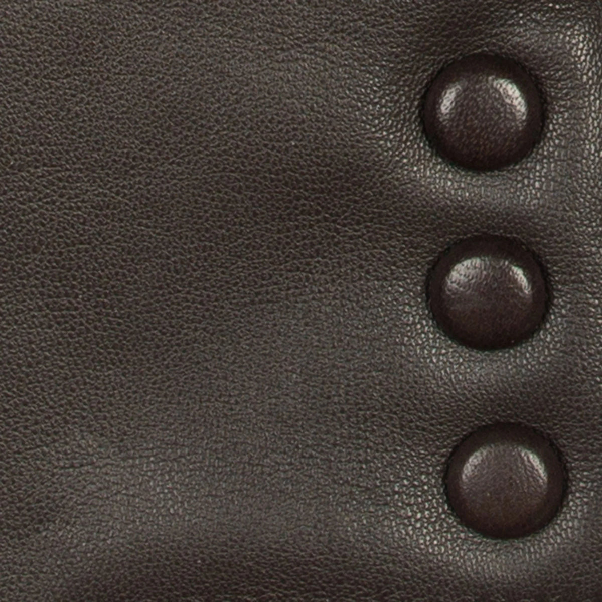 Women's Touchscreen Water-Resistant Faux Fur-Lined Leather Gloves with Buttons (Agata)