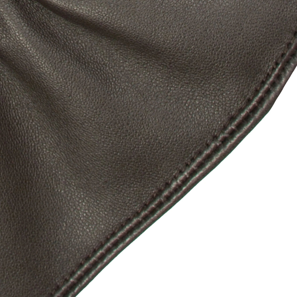 Women's Touchscreen Water-Resistant Faux Fur-Lined Leather Gloves with Buttons (Agata)