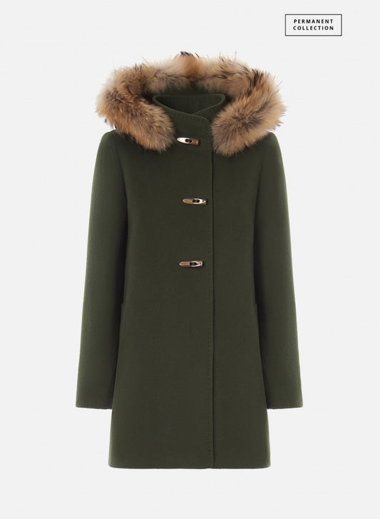 Cinzia Rocca Hooded Duffle Coat