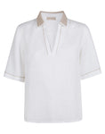 Purotatto Linen Polo Shirt