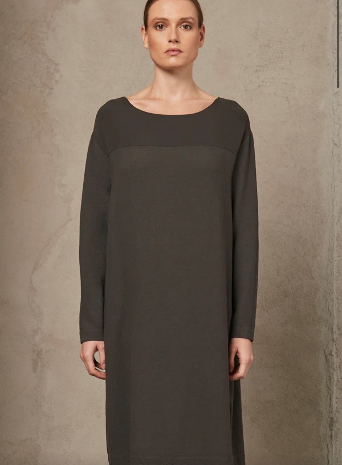 Transit Par Such Crepe Dress Grey 155