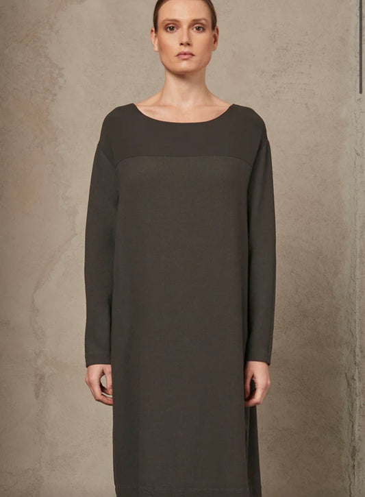 Transit Par Such Crepe Dress Grey 155
