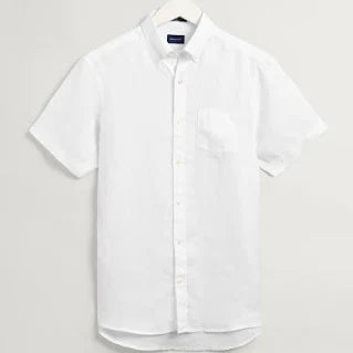 Gant Regular Linen Short Sleeve Shirt