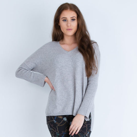 Brodie V Neck Cashmere Jumper