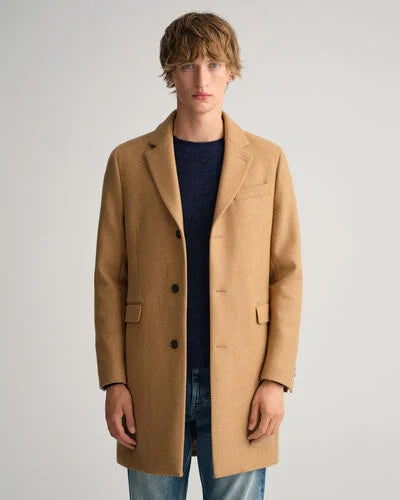 Gant wool coat sales