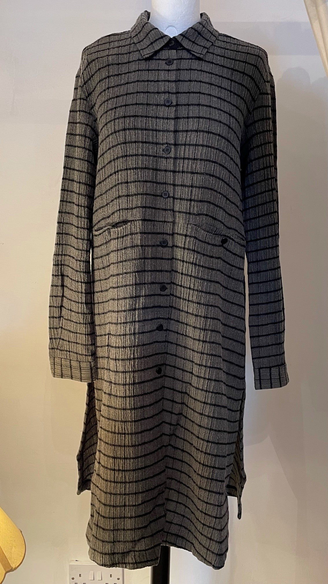 Transit Par Such Lichen Stripe Shirt Dress