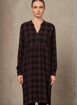 Transit par such Checked Viscose and Wool Dress 121