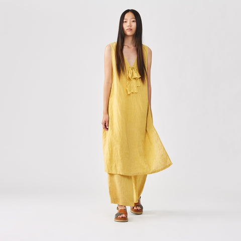 Fabiana Saffron Linen Top /Dress