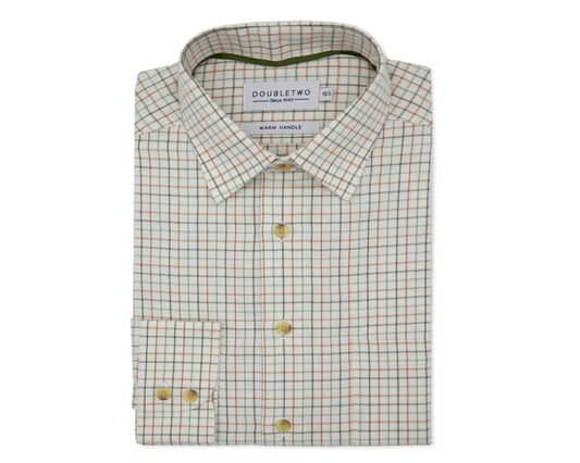 Double Two Tattersall Check Warm Handle Shirt