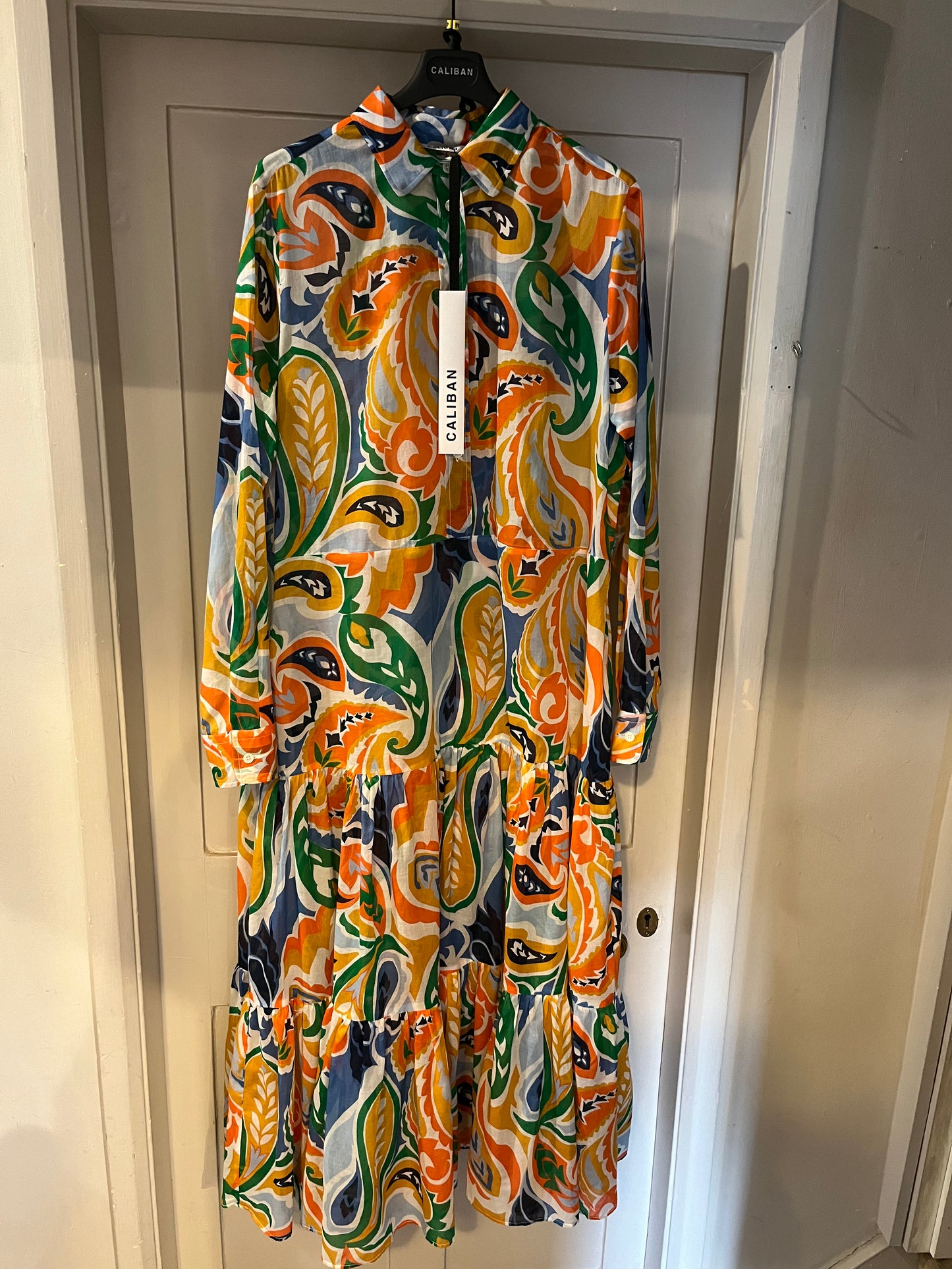 Caliban Bright Paisley Print Maxi Dress
