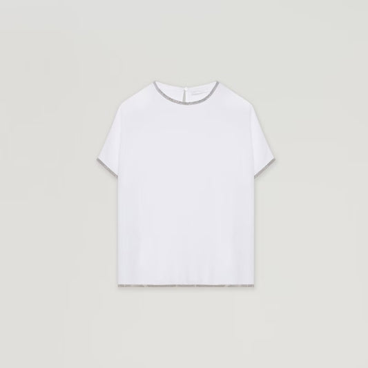 Fabiana Fillippi Morocain Silk Top