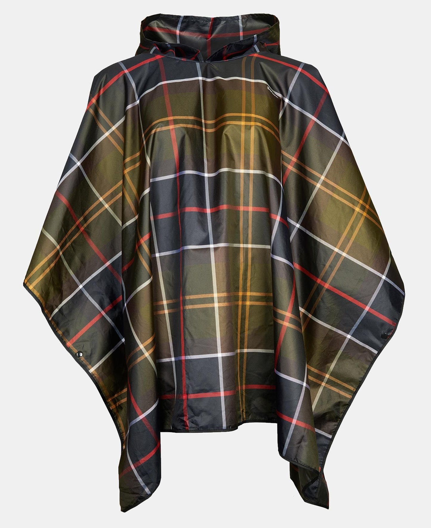 Barbour Tartan Poncho Showerproof