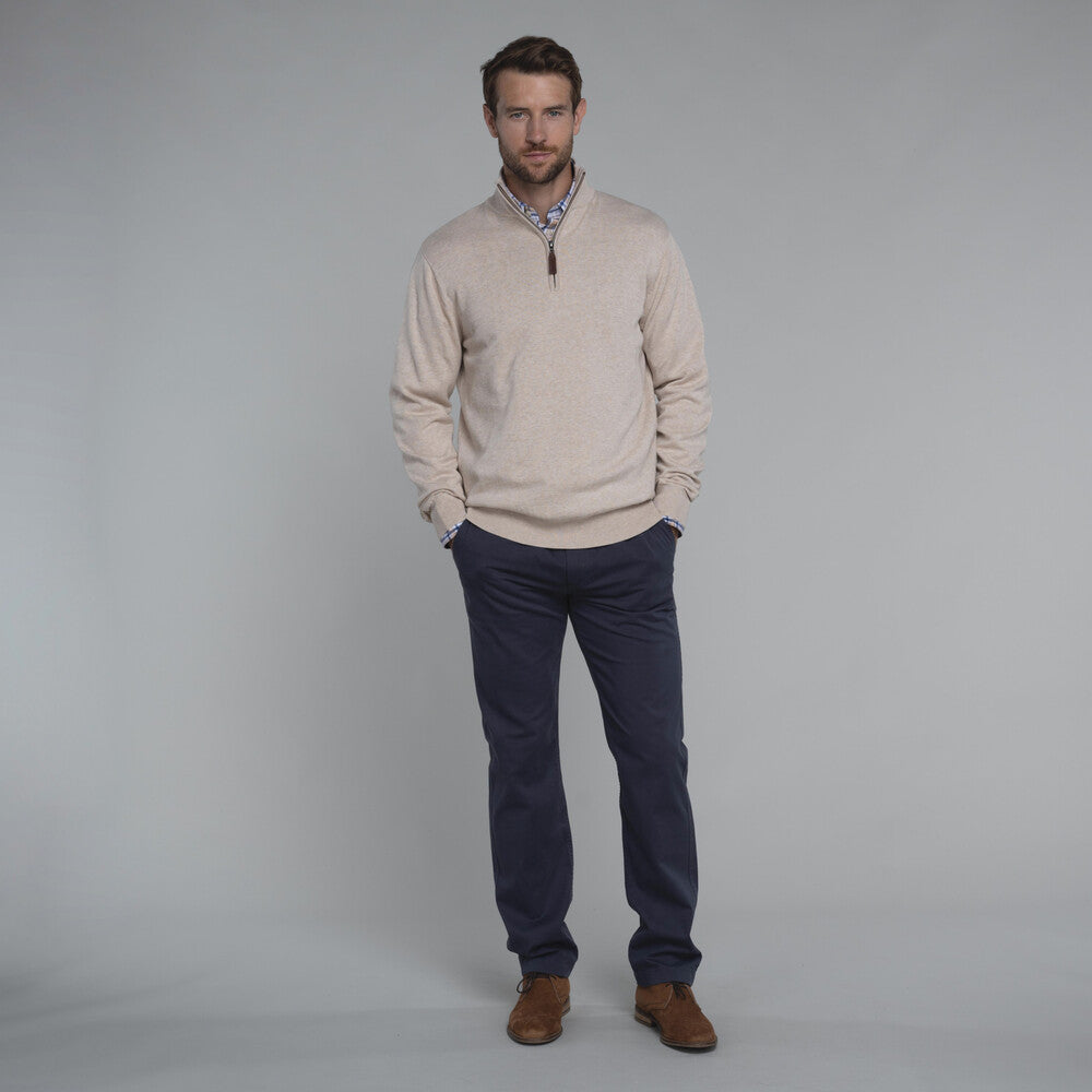 Schoffel Porthmeor Pima Cotton 1/4 Zip